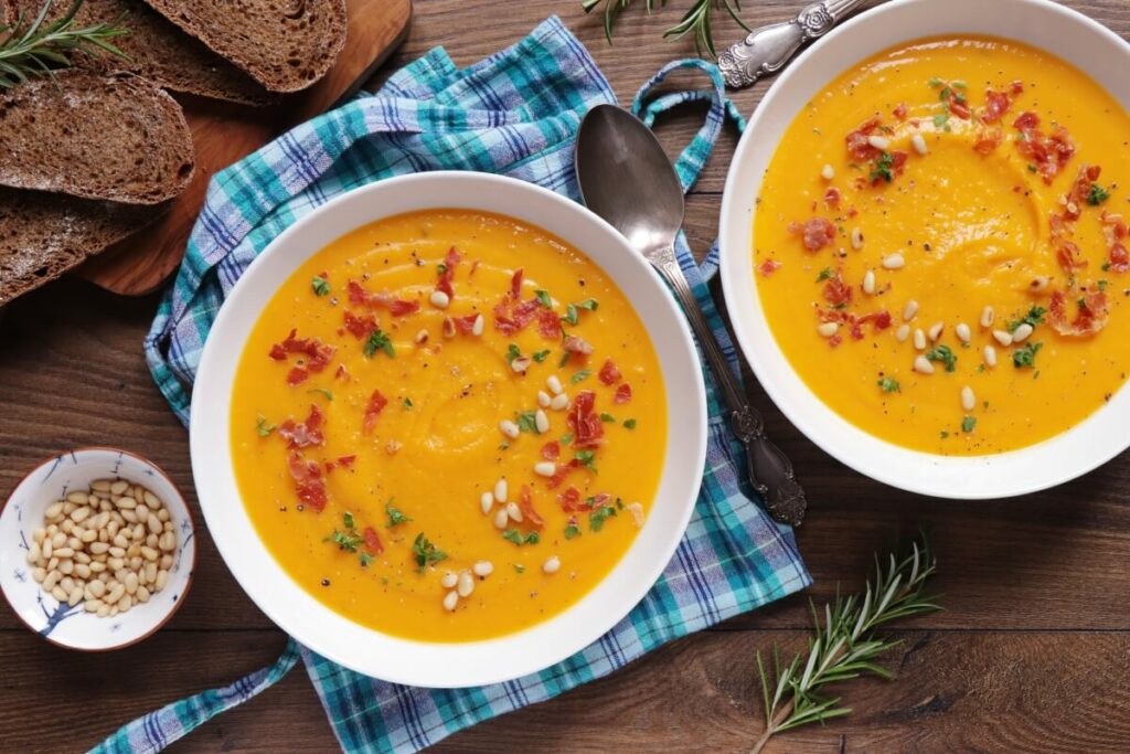 How to serve Roasted Butternut Squash Soup