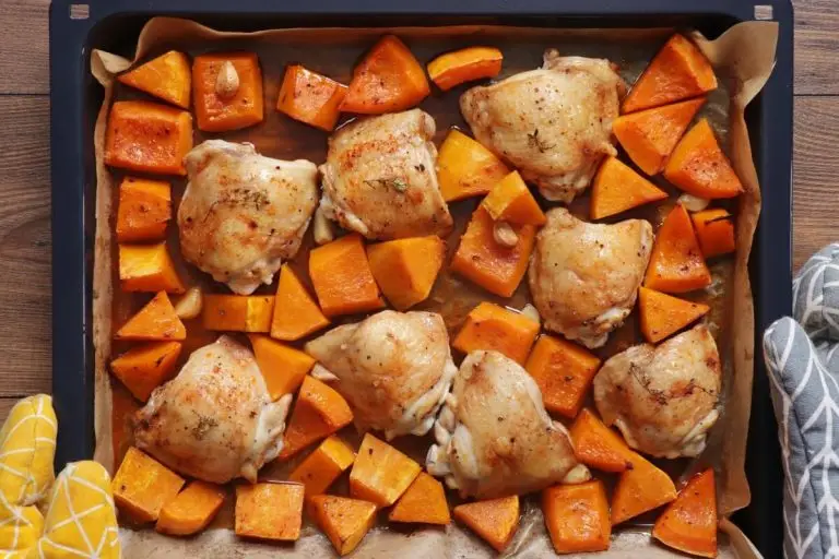 Step 4 - Sheet Pan Chicken Thighs