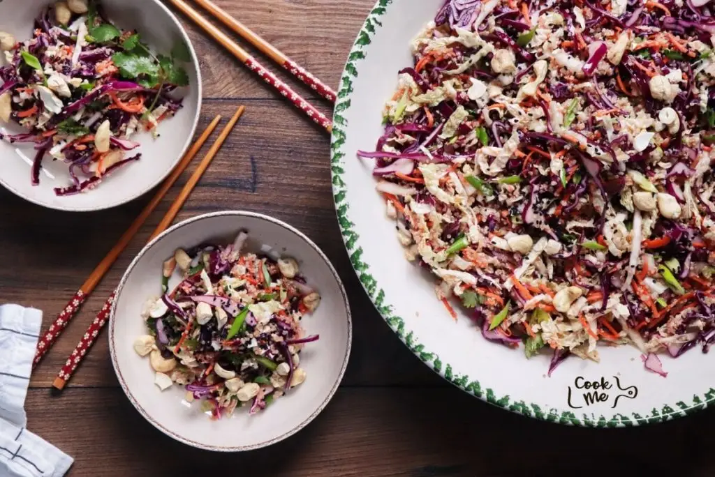 Asian Slaw with Ginger Dressing
