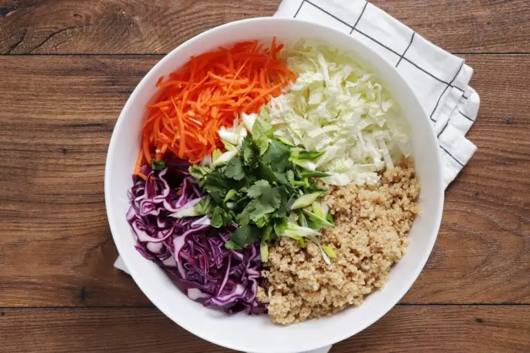 Step 2 - Asian Slaw with Ginger Dressing