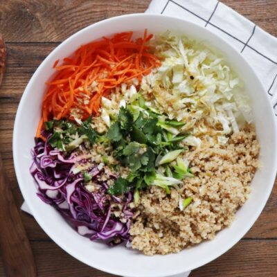 Asian Slaw with Ginger Dressing recipe - step 4