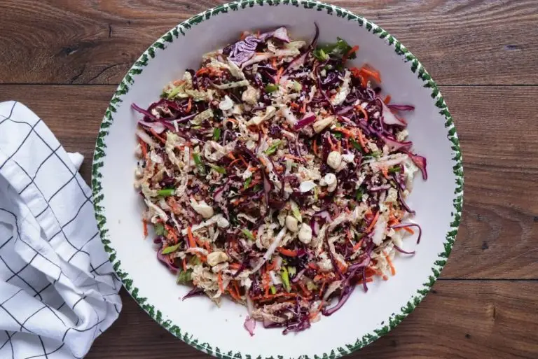 Step 4 - Asian Slaw with Ginger Dressing