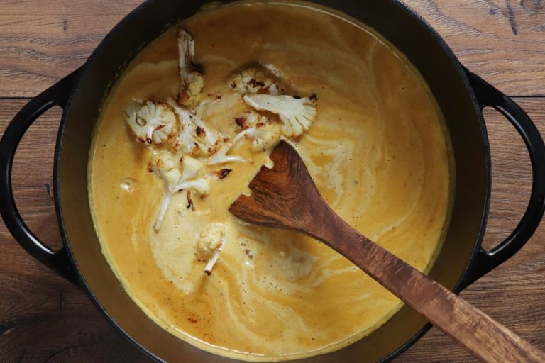 Step 10 - Cream of Cauliflower Soup