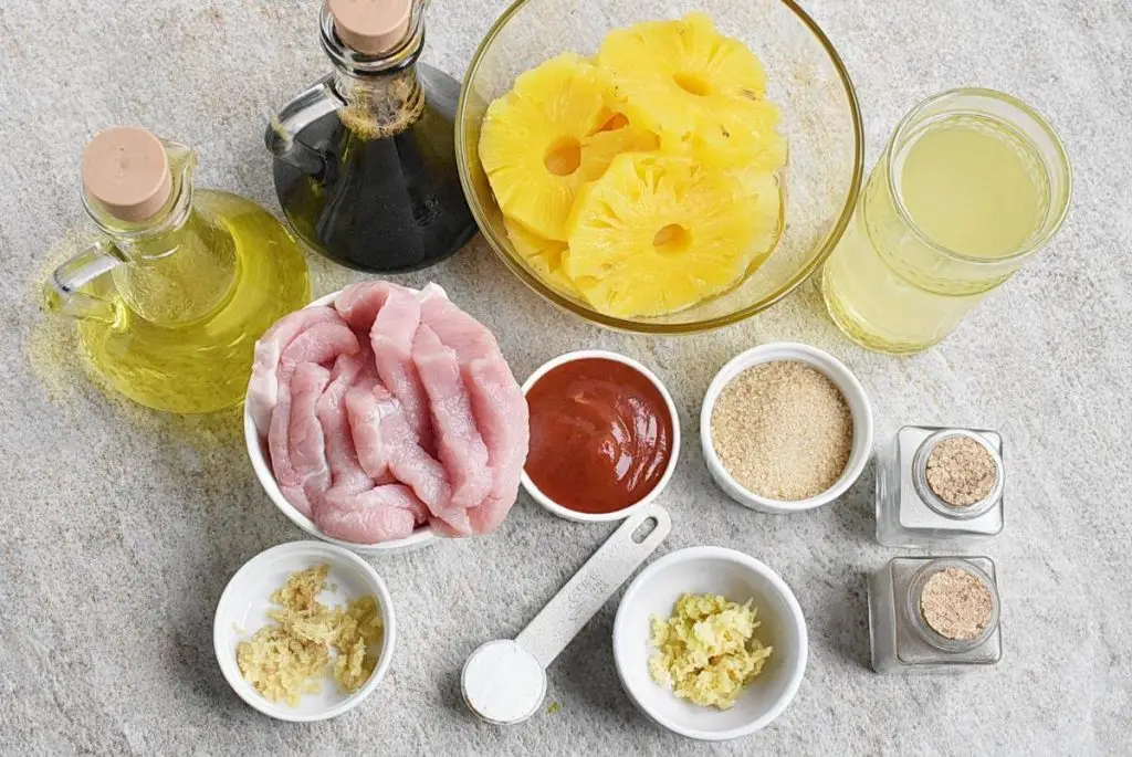 Ingredients for Hawaiian Pork Chops
