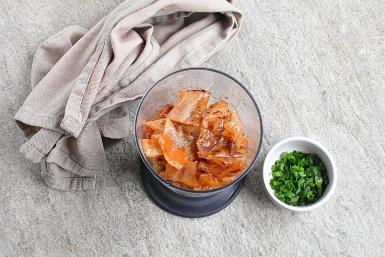 Step 1 - Kimchi-Sesame Hummus