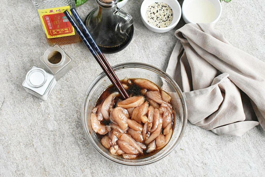 Korean Chicken Lettuce Wraps recipe - step 2