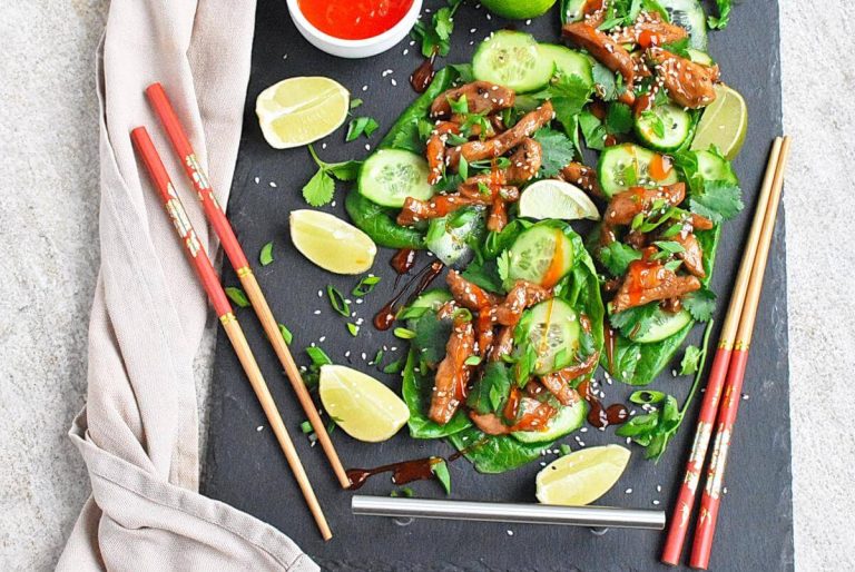 Step 5 - Korean Chicken Lettuce Wraps