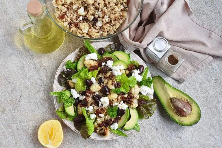 Step 6 - Roasted Cauliflower and Farro Salad