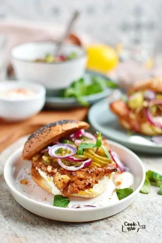 Tandoori Cod Burger