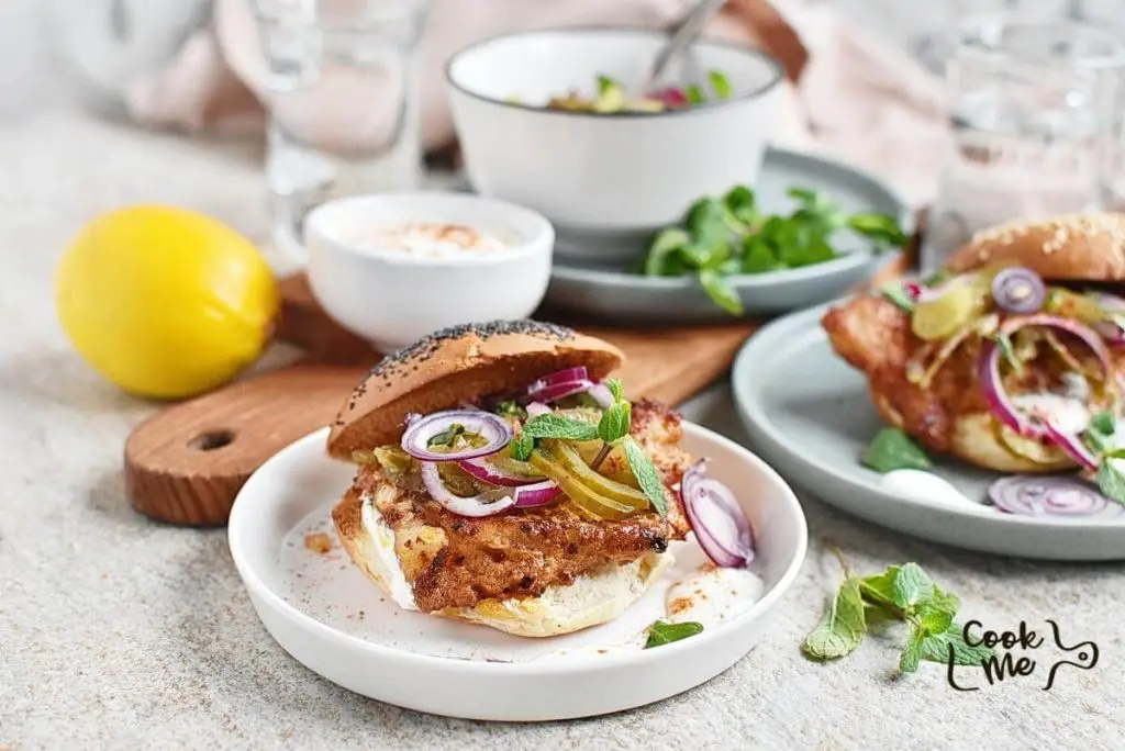 Tandoori Cod Burger