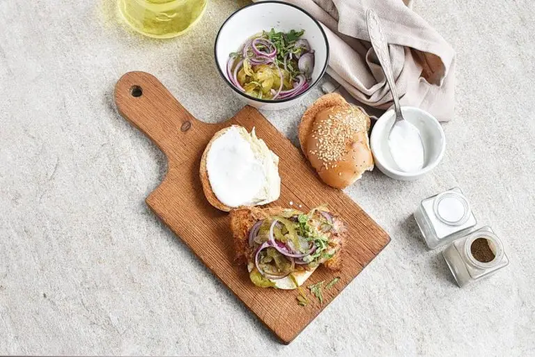 Step 7 - Tandoori Cod Burger