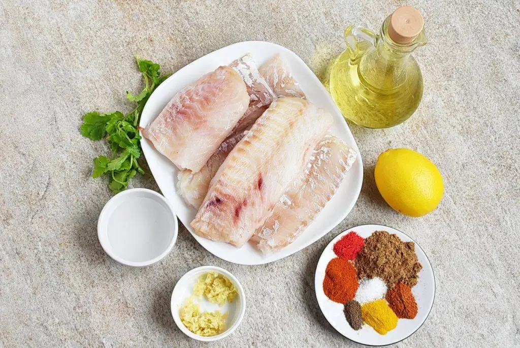 Ingredients for Tandoori Fish