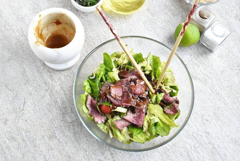 Step 5 - Thai Beef Salad