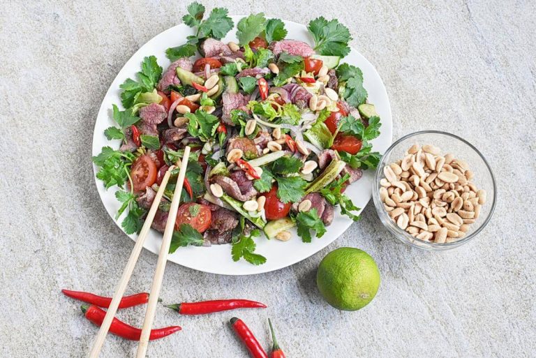 Step 7 - Thai Beef Salad