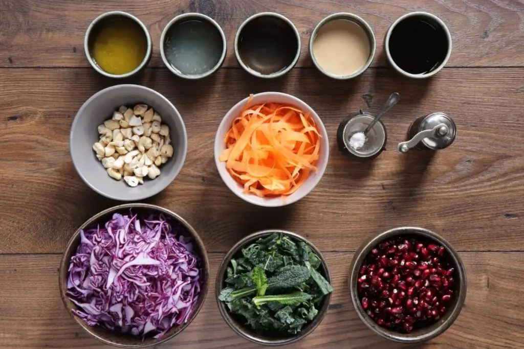 Ingredients for Winter Coleslaw