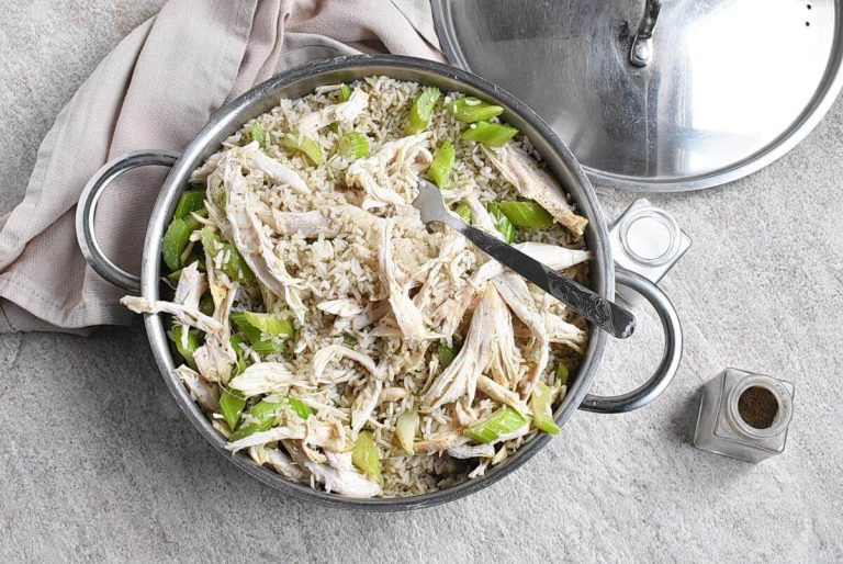 Step 8 - Chicken and Celery Rice