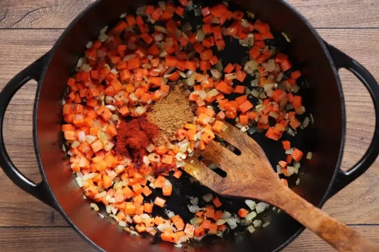 Step 2 - Middle Eastern Spinach Lentil Soup