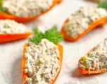 Mini Bell Pepper Carrots with Tuna