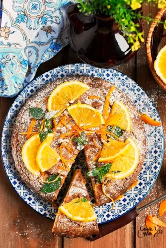 Orange Cardamom Olive Oil Cake