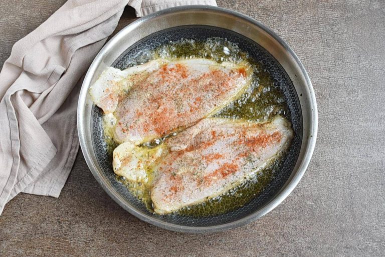 Step 2 - Pan Seared Tilapia