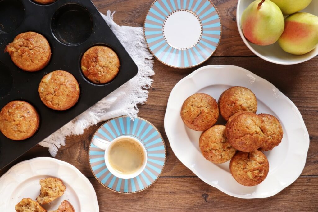How to serve Pear Oatmeal Muffins