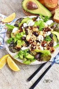 Roasted Cauliflower and Farro Salad Recipe-Toasted Farro Salad-Mediterranean Farro Salad Recipe