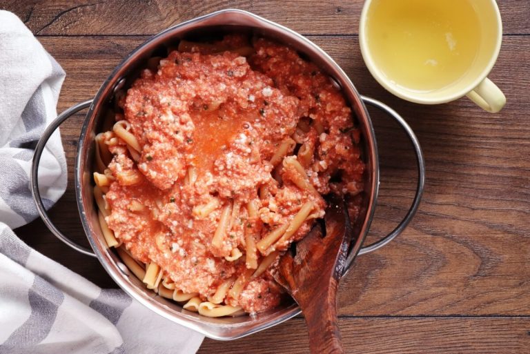 Step 7 - Sicilian Pesto Pasta