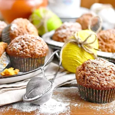 How to serve Soft & Moist Carrot Cake Muffins