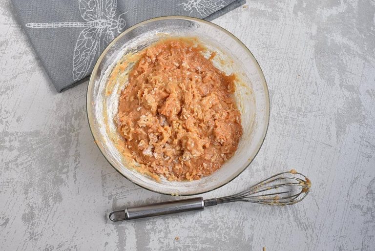 Step 5 - Soft & Moist Carrot Cake Muffins