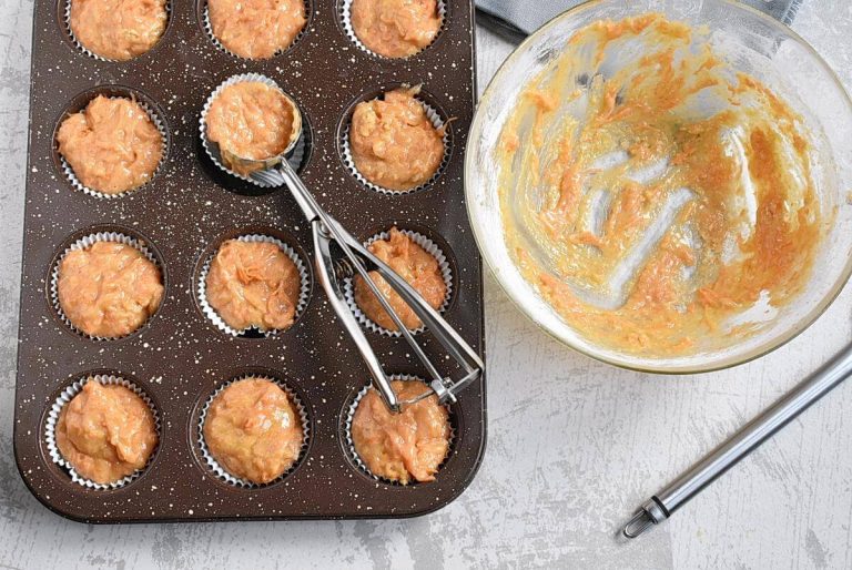 Step 6 - Soft & Moist Carrot Cake Muffins