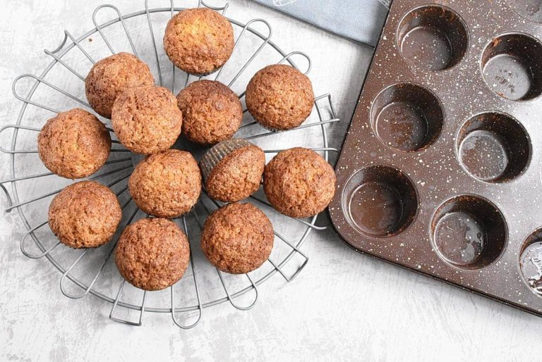 Step 8 - Soft & Moist Carrot Cake Muffins