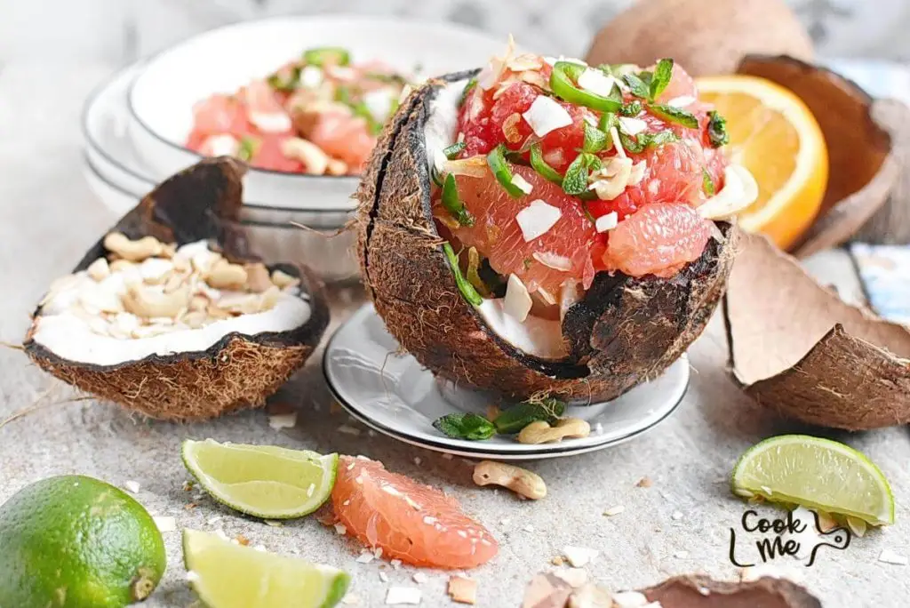 Thai Pink Grapefruit Salad