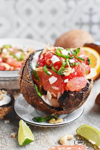 Thai Pink Grapefruit Salad