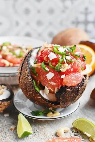 Thai Pink Grapefruit Salad