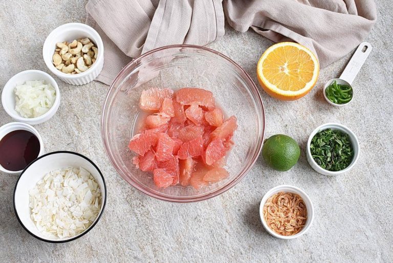 Step 2 - Thai Pink Grapefruit Salad