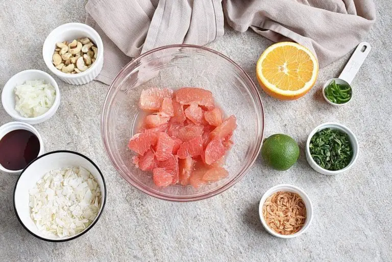 Step 2 - Thai Pink Grapefruit Salad
