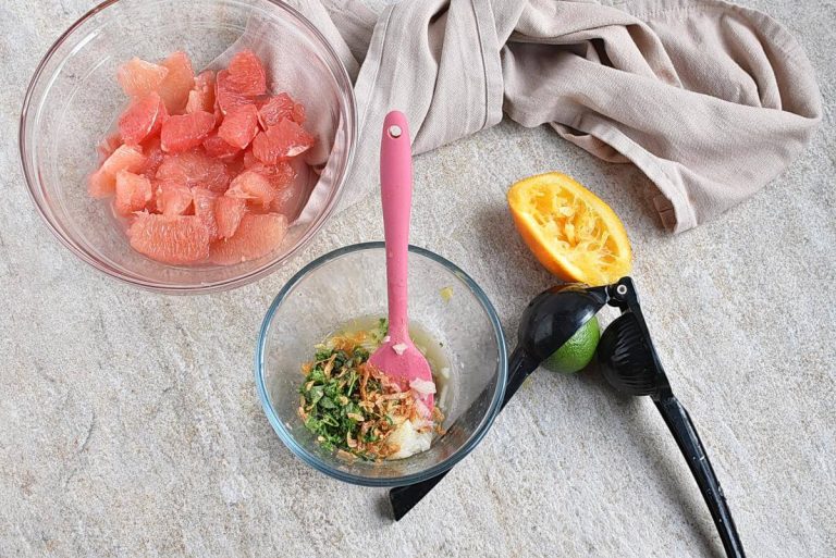 Step 3 - Thai Pink Grapefruit Salad