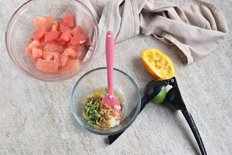 Step 3 - Thai Pink Grapefruit Salad