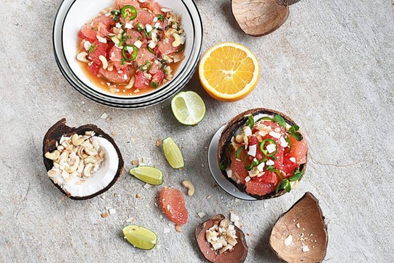 Step 6 - Thai Pink Grapefruit Salad