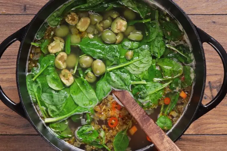 Step 8 - Vegan White Bean Soup