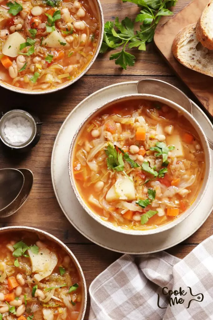 Cabbage and White Bean Soup
