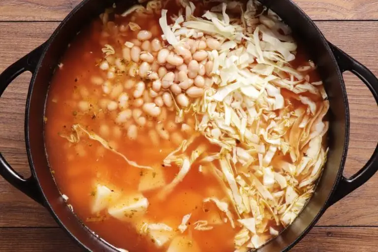 Step 3 - Cabbage and White Bean Soup