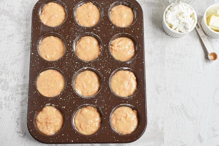 Step 5 - Easy Carrot Cake Muffins