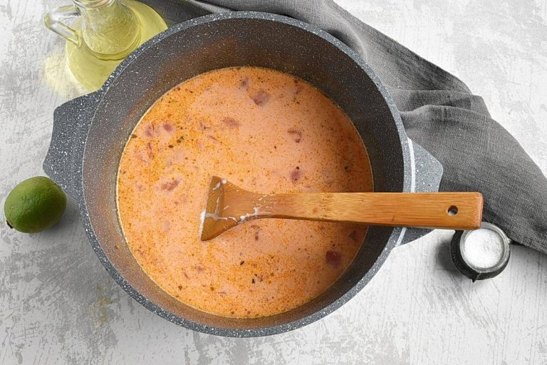 Step 4 - Chickpea and Tomato Coconut Curry Soup
