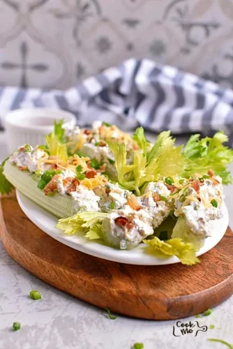 Cream Cheese Stuffed Celery