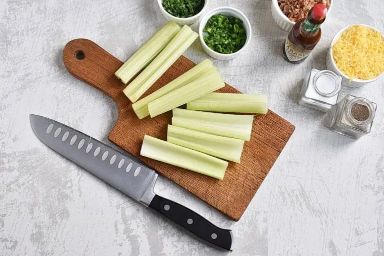 Step 1 - Cream Cheese Stuffed Celery
