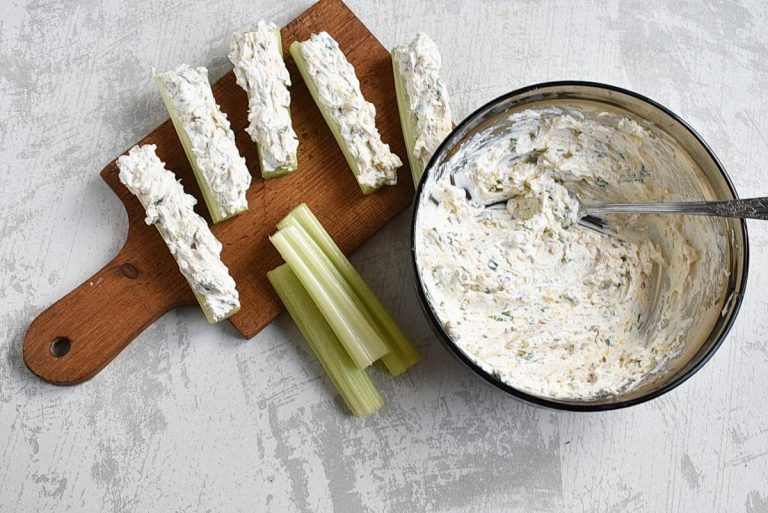 Step 4 - Cream Cheese Stuffed Celery