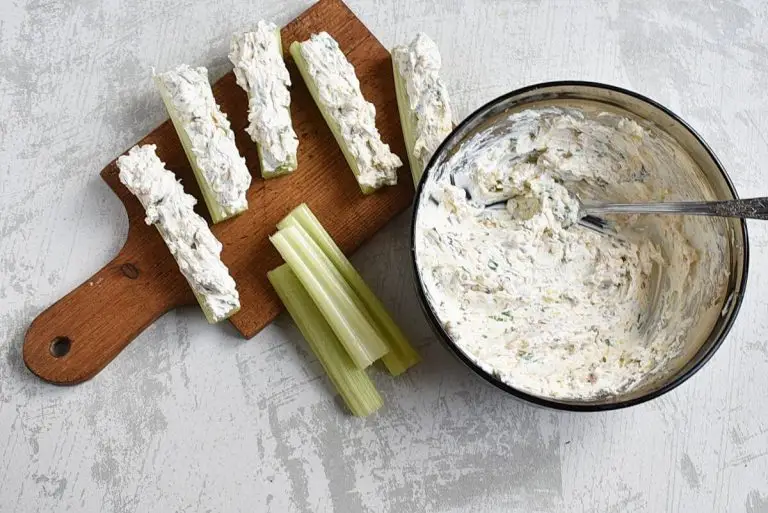 Step 4 - Cream Cheese Stuffed Celery