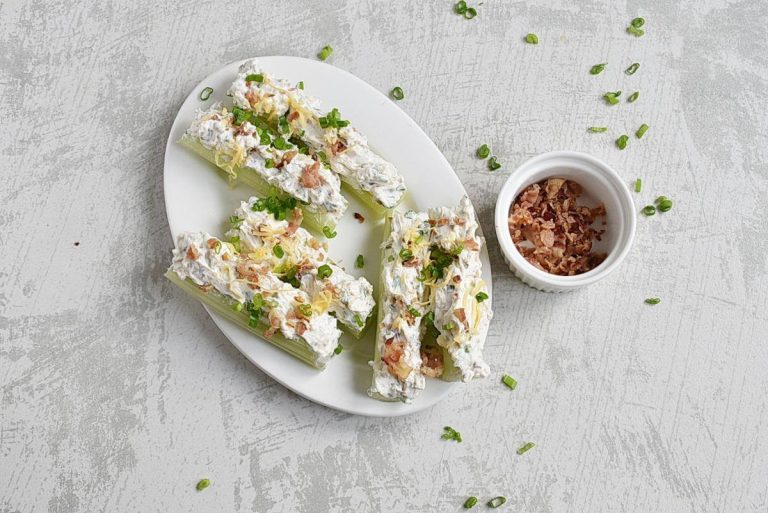 Step 4 - Cream Cheese Stuffed Celery