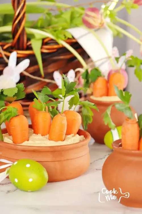 Easter Hummus Pots